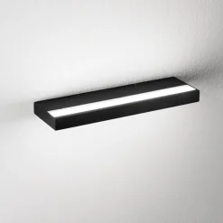 Applique Da Parete-IsyLuce Applique duplex moderna led 40w 3000k-4000k nera