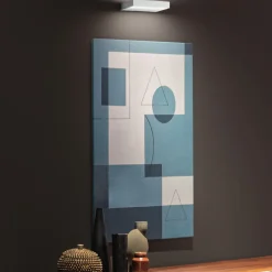 Applique Da Parete-IsyLuce Applique plate duplex bianco led 15w 3000-4000k