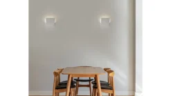 Applique Da Parete-Selezionato da Mazzolaluce Applique lampada da incasso a parete di gesso cristaly bianca led 16.5w 2700k