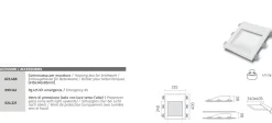 Applique Da Parete-Selezionato da Mazzolaluce Applique lampada da incasso a parete di gesso led bianco cristaly 16,5w 2700k