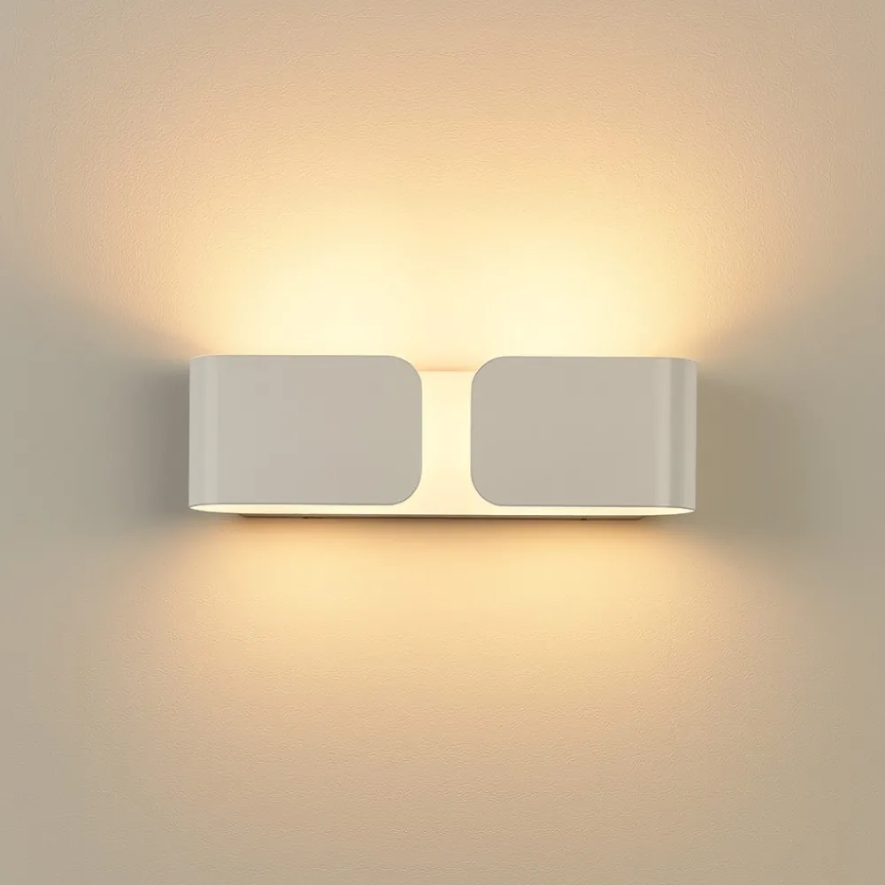 Applique Da Parete-Ideal Lux Applique lampada da parete bianca clip ap2 small bianco