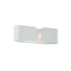 Applique Da Parete-Ideal Lux Applique lampada da parete bianca clip ap2 small bianco