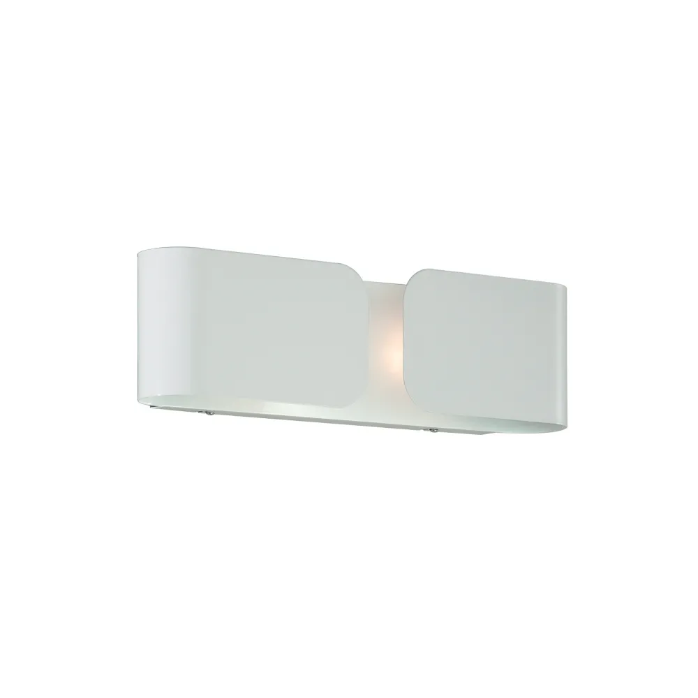Applique Da Parete-Ideal Lux Applique lampada da parete bianca clip ap2 small bianco