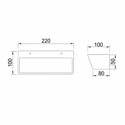 Applique Da Parete-Selezionato da Mazzolaluce Applique lampada da parete led 21w 4000k bianca moderna