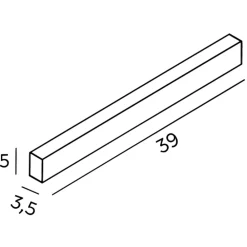 Applique Da Parete-Perenz Illuminazione Applique lampada da parete led 14w 3000k rummo bianca perenz