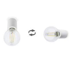 Applique Da Parete-Selezionato da Mazzolaluce Applique lampada da parete minimal soffitto bianco
