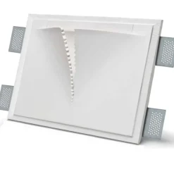 Applique Da Parete-Selezionato da Mazzolaluce Applique lampada vela da incasso parete di gesso led 13w 3000k