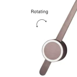 Applique Da Parete-Selezionato da Mazzolaluce Applique lancetta orientabile caffe led 18w 3000k moderna