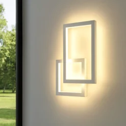 Applique Da Parete-Perenz Illuminazione Applique led cct 20w 3000k 4000k 6000k bianco design moderna perenz cross
