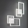 Applique Da Parete-Selezionato da Mazzolaluce Applique led cct 20w 3000k 4000k 6000k bianco moderna cross perenz