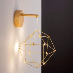 Applique Da Parete-Selezionato da Mazzolaluce Applique led costellazione design moderna oro ramato