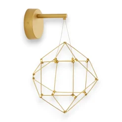 Applique Da Parete-Selezionato da Mazzolaluce Applique led costellazione design moderna oro ramato