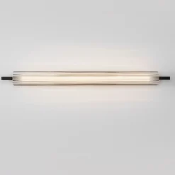 Applique Da Parete-Selezionato da Mazzolaluce Applique led da parete in vetro per soggiorno verticale orizzontale