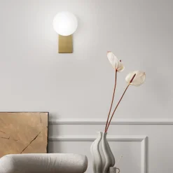 Applique Da Parete-Perenz Illuminazione Applique led da parete perenz moderna talia oro ottone brunito