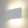 Applique Da Parete-Selezionato da Mazzolaluce Applique led gesso cristaly 24w 3000k bianca rettangolare
