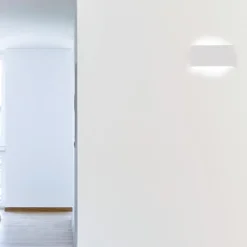 Applique Da Parete-Selezionato da Mazzolaluce Applique led gesso cristaly 24w 3000k bianca rettangolare