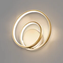 Applique Da Parete-Ideal Lux Applique led oz ap dali 3000k dimmerabile ottone