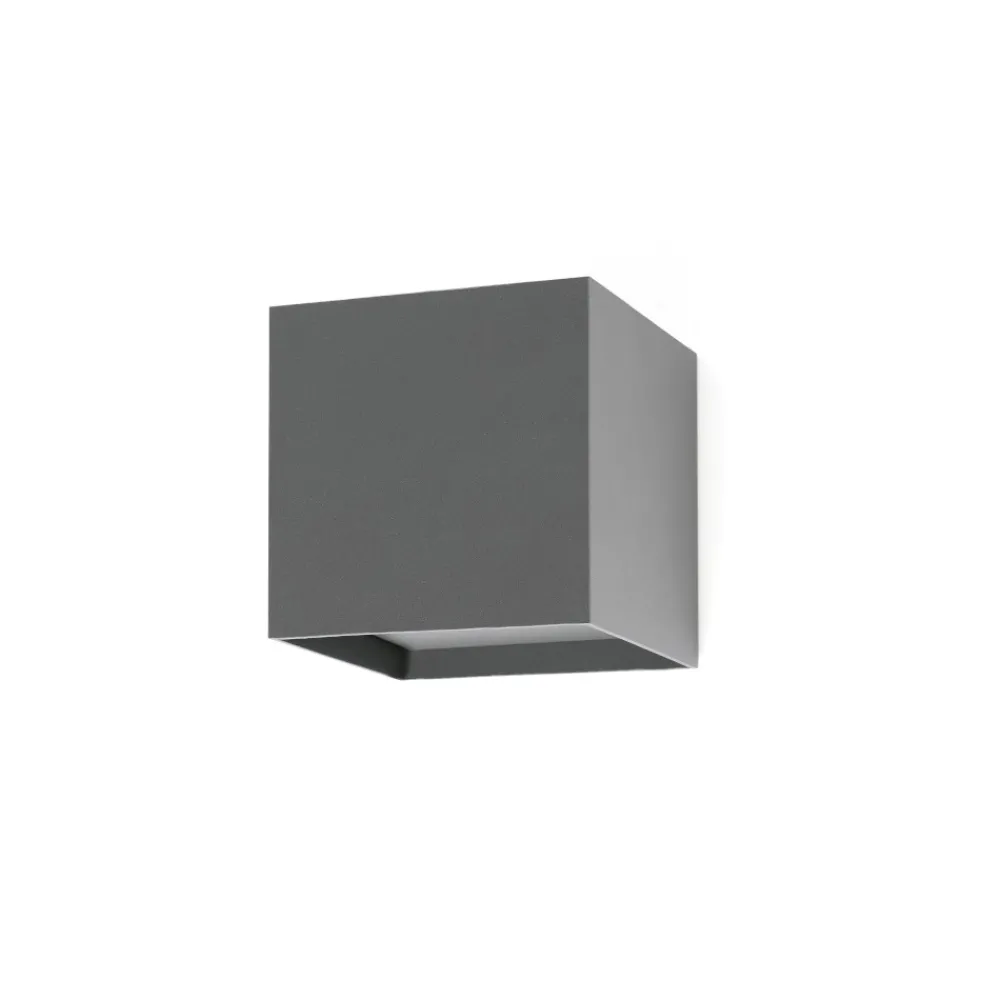 Applique Da Esterno-Selezionato da Mazzolaluce Applique led 3000k cubo da esterno antracite
