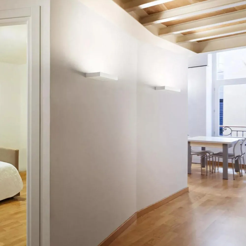 Applique Da Parete-Linea Light Applique led 3000k regolo bianca mono emissione