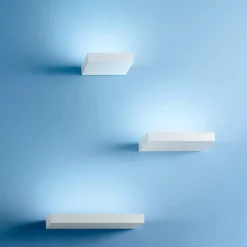 Applique Da Parete-Linea Light Applique led 3000k regolo bianca mono emissione
