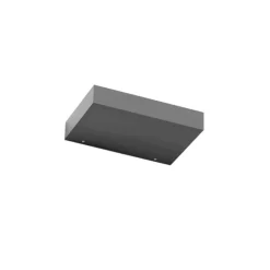 Applique Da Parete-Linea Light Applique led 3000k moderna regolo antracite mono emissione