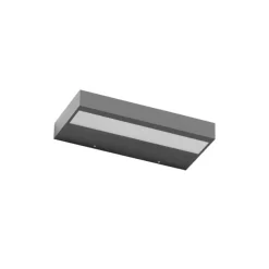 Applique Da Parete-Linea Light Applique led 3000k regolo antracite 31cm