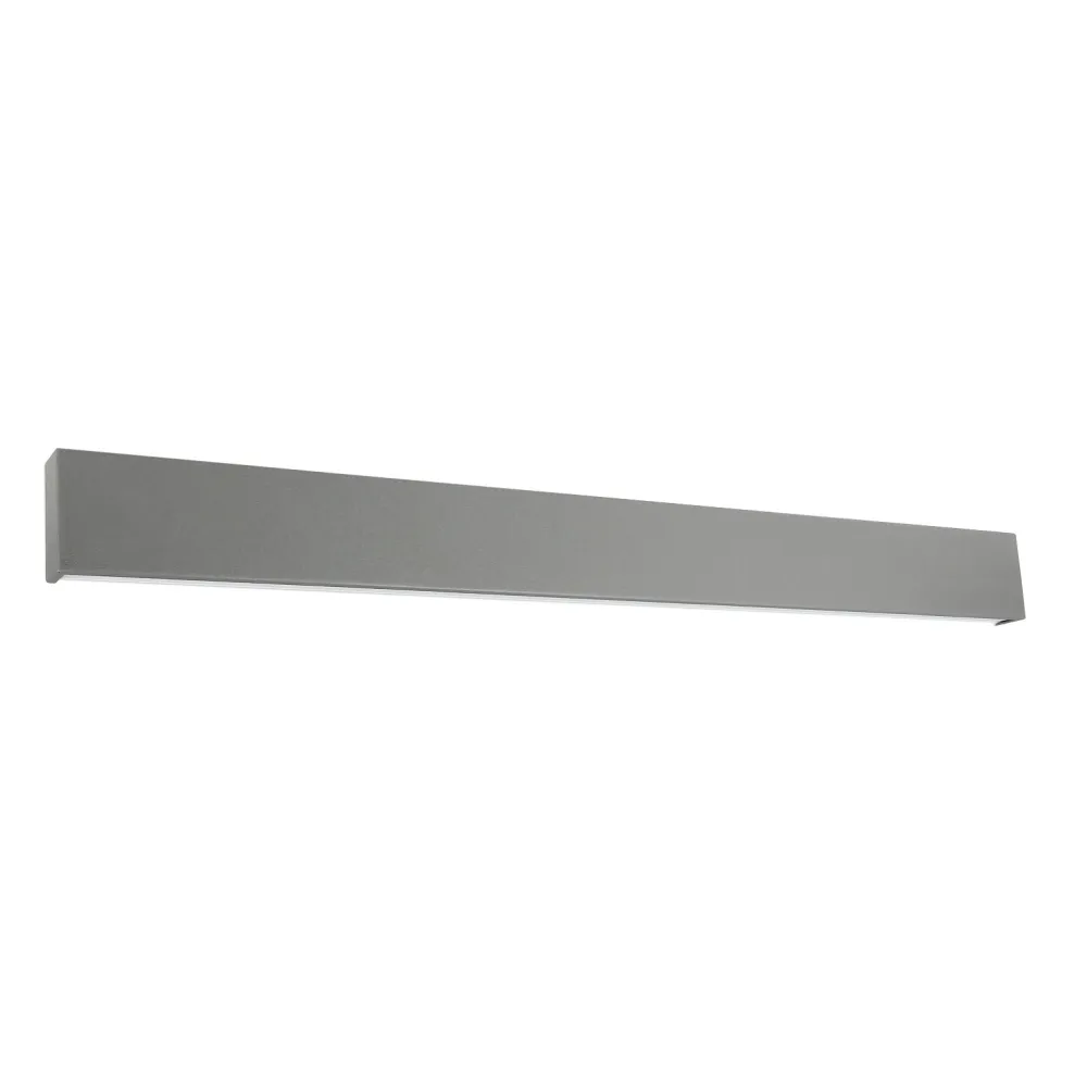 Applique Da Parete-Linea Light Applique led biemissione grigio cemento box