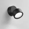 Applique Da Parete-IsyLuce Applique led nero focus var orientabile 12w 3000k
