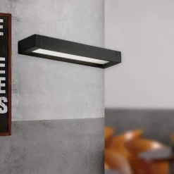 Applique Da Parete-Perenz Illuminazione Applique led nero 23w 3000k 4000k 6000k moderna perenz sway