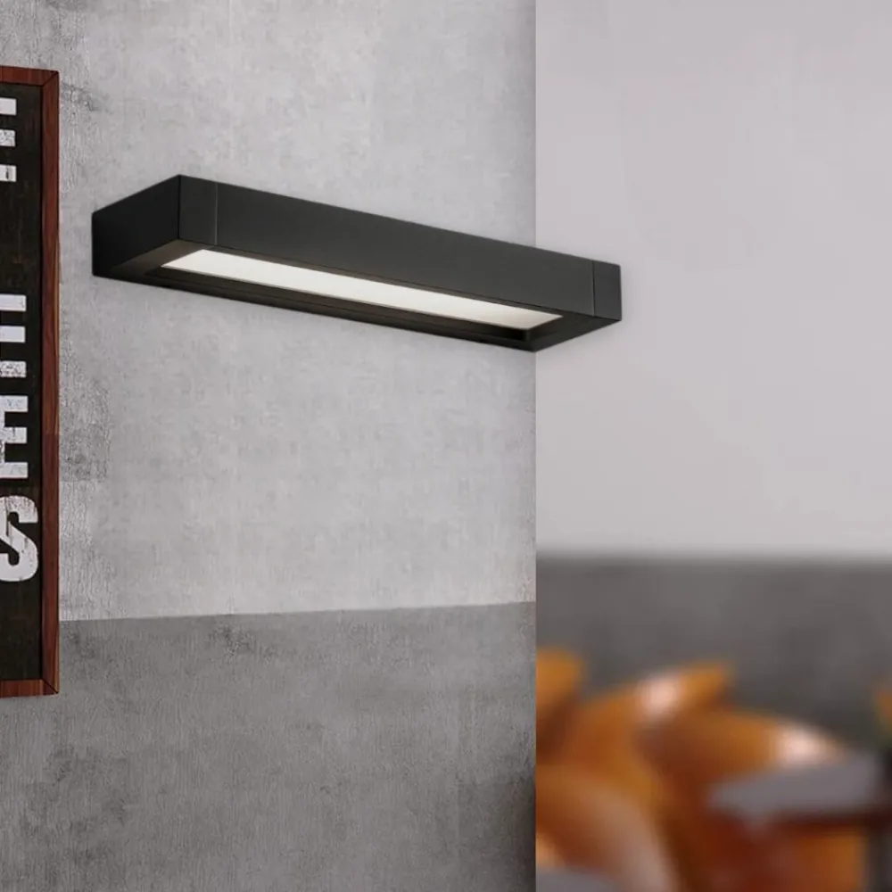 Applique Da Parete-Perenz Illuminazione Applique led nero 23w 3000k 4000k 6000k moderna perenz sway