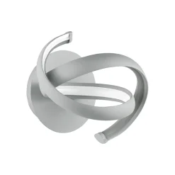 Applique Da Parete-Ondaluce Applique led lumen ap design moderno grigio