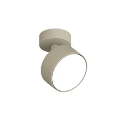 Applique Da Parete-Top Light Applique led orientabile a parete rotonda sabbia
