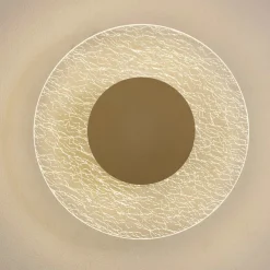 Applique Da Parete-Selezionato da Mazzolaluce Applique led oro da parete crepato 30w 3000k design