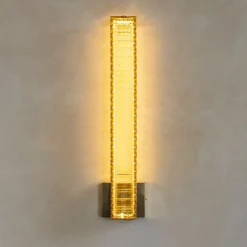 Applique Da Parete-Selezionato da Mazzolaluce Applique led oro di cristallo stile per soggiorno