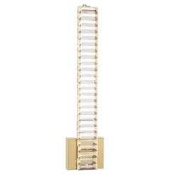 Applique Da Parete-Selezionato da Mazzolaluce Applique led oro di cristallo stile per soggiorno