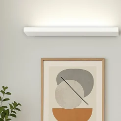 Applique Da Parete-IsyLuce Applique led plate bianco 24w 3000k fp