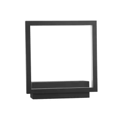 Applique Da Parete-Selezionato da Mazzolaluce Applique led quadrato 18w 3000k nero moderna design