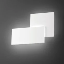 Applique Da Parete-Perenz Illuminazione Applique led quantic bianca design moderna