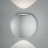 Applique Da Parete-Vivida International Applique led sfera bianca biemissione 3w 3000k 4000k dimmerabile vivida sky fall