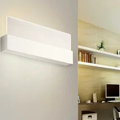 Applique Da Parete-Perenz Illuminazione Applique led 16w cct 3000k 4000k 6000k bianco moderno tape perenz