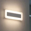 Applique Da Parete-Linea Light Applique led 14w 3000k antille s design moderna cromo