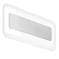 Applique Da Parete-Linea Light Applique led 14w 3000k antille s design moderna cromo