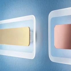 Applique Da Parete-Linea Light Applique led 28w 3000k antille s oro