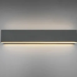 Applique Da Parete-Selezionato da Mazzolaluce Applique led 18w 3000k antracite moderno rettangolare