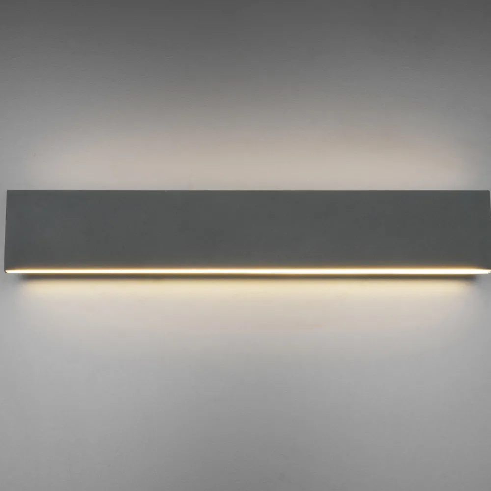 Applique Da Parete-Selezionato da Mazzolaluce Applique led 18w 3000k antracite moderno rettangolare