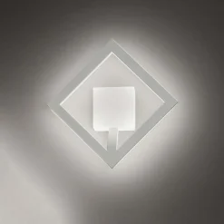 Applique Da Parete-Affralux Applique led 36w 3000k bianca moderna quattro