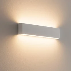 Applique Da Parete-Perenz Illuminazione Applique led 20w 3000k bianco 61cm moderna wey perenz