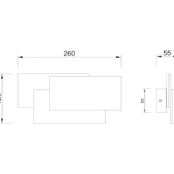 Applique Da Parete-Selezionato da Mazzolaluce Applique led 12w 3000k bianco design moderna