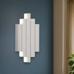 Applique Da Parete-Selezionato da Mazzolaluce Applique led 21w 3000k bianco design moderna per salone