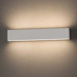 Applique Da Parete-Linea Light Applique led 28w 3000k bi emissione box w2 bianco